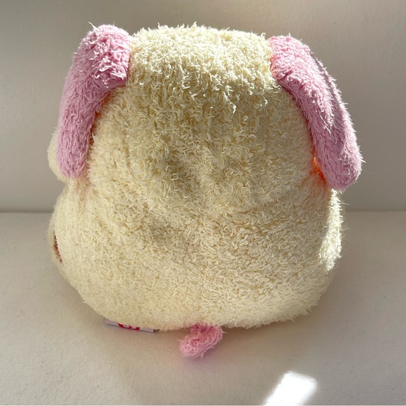 Ty Cream Yellow Dogbaby Plush Rattle 13" 1999 - Picture 3 of 10